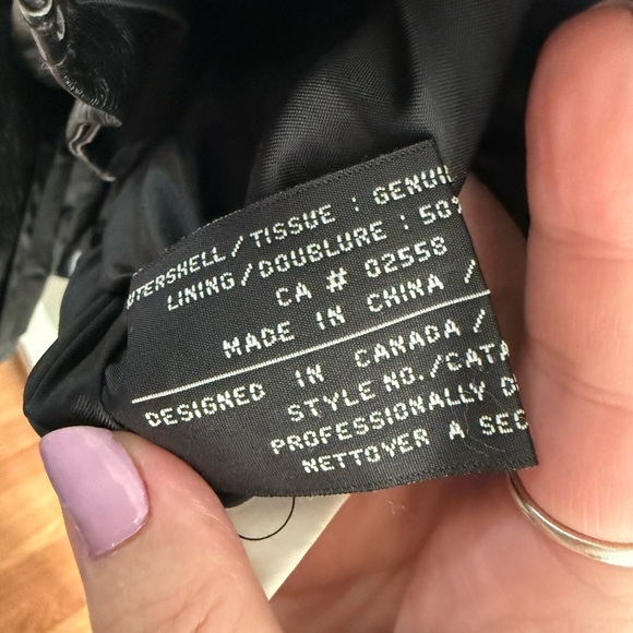 Danier Black Leather Fitted Blazer Jacket - Picture 4 of 5